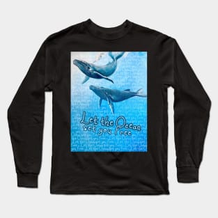 HumpBack Whales Long Sleeve T-Shirt